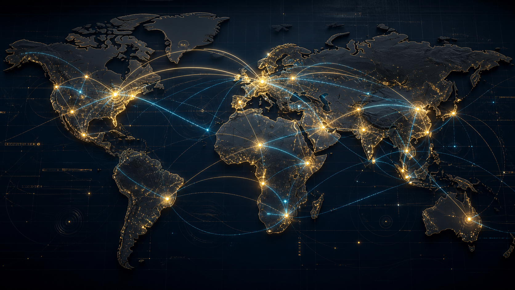 ZOE-DEL Global Operations Network Map