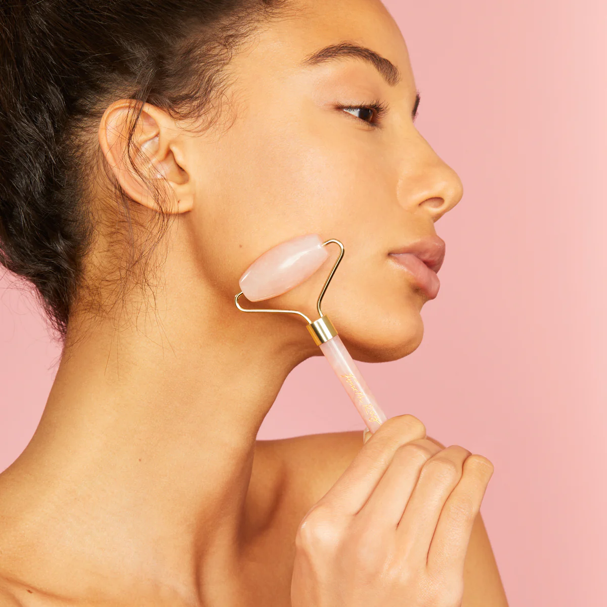 Rose Quartz Facial Roller