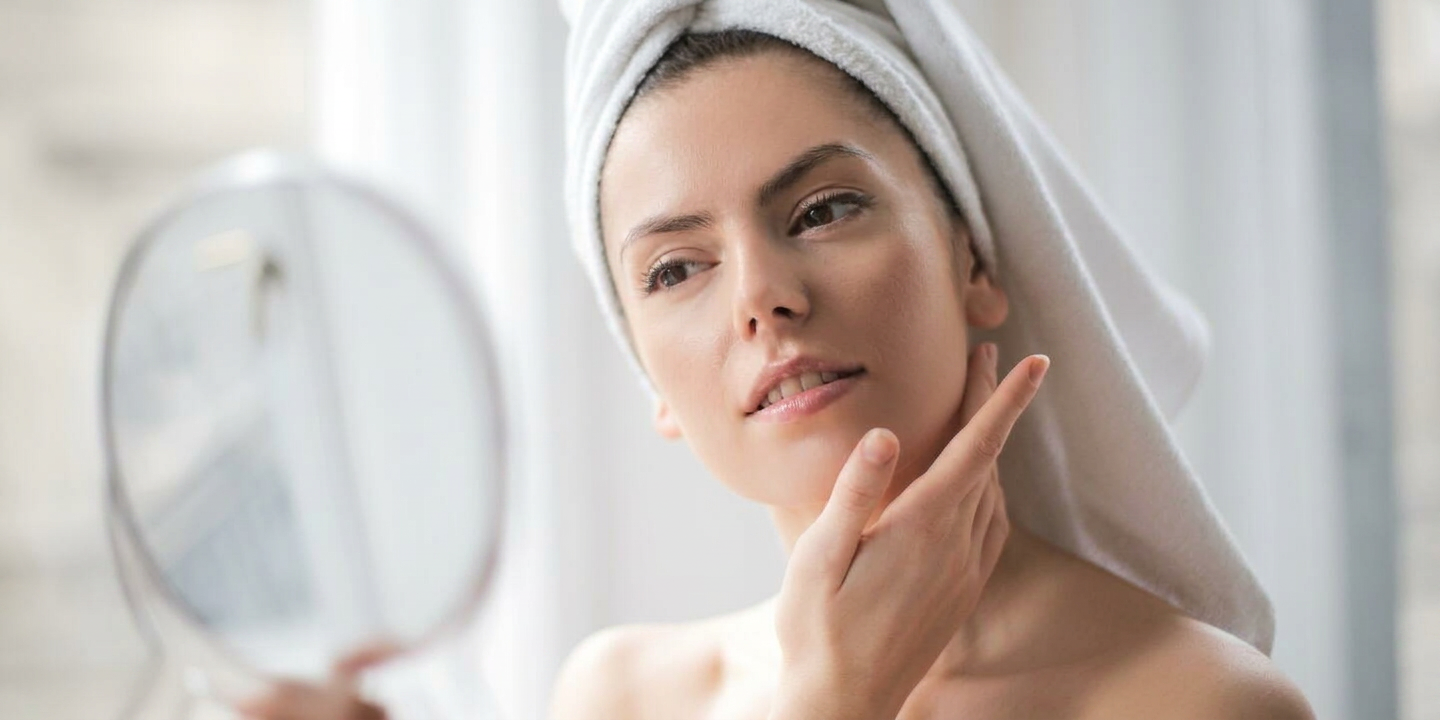 Radiant skin beauty portrait