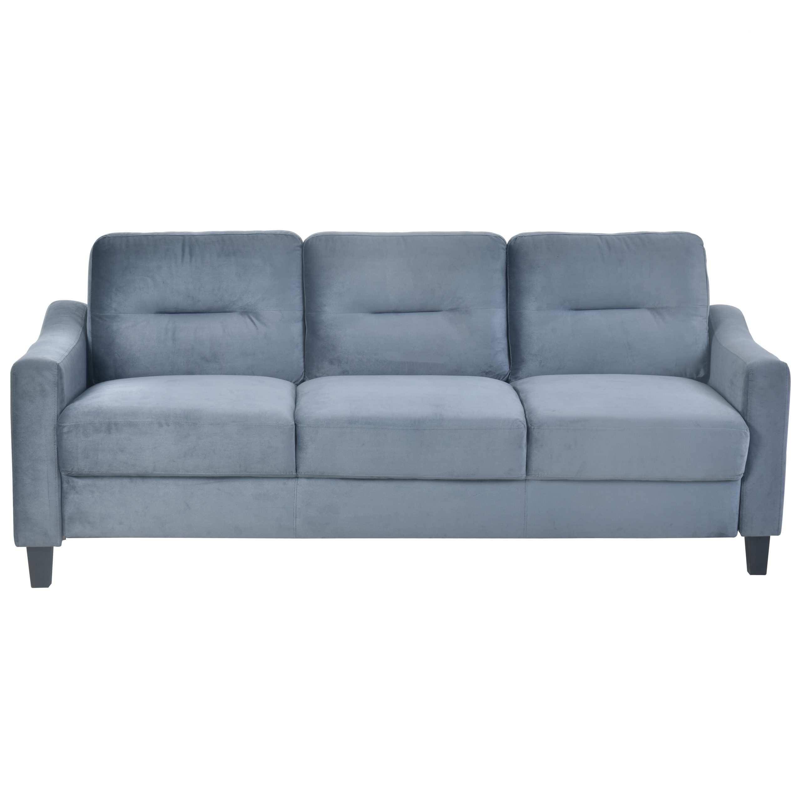 Gray Couch Comfortable Sectional Couches and Sofas for Living Room Office Small Space Chenille - Image 12