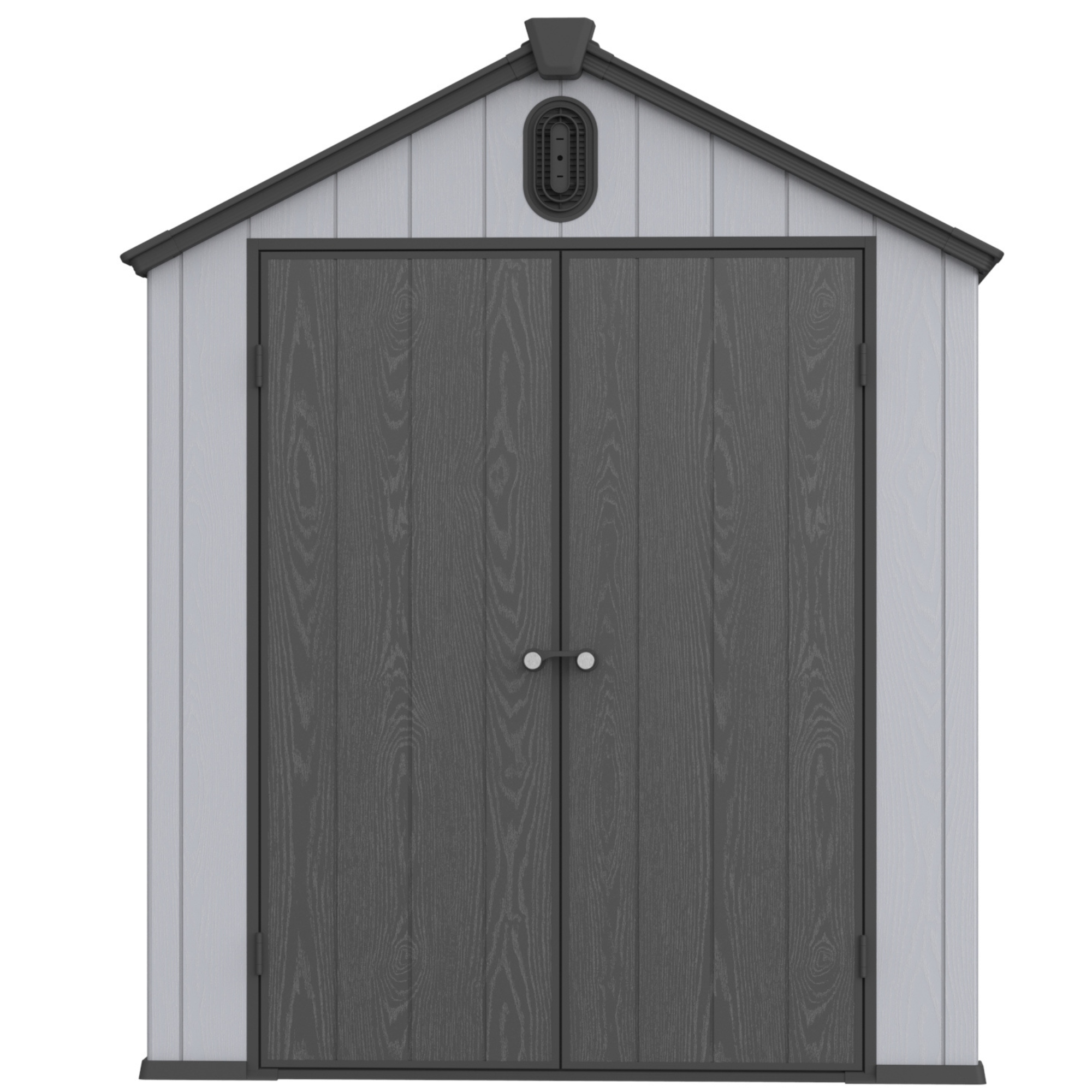 XWT012 6*8ft plastic storage shed for backyard garden big spire Tool storage - Image 7