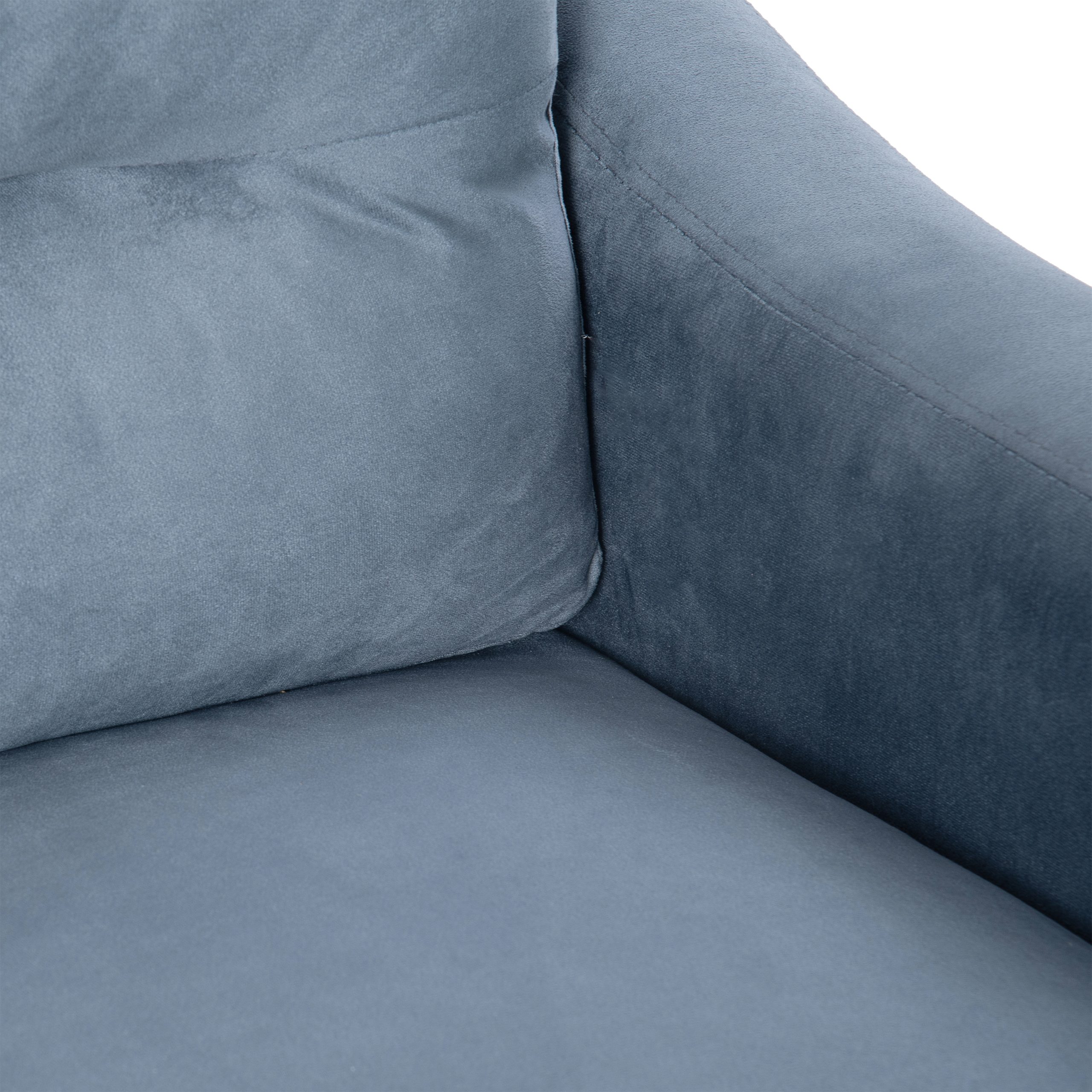 Gray Couch Comfortable Sectional Couches and Sofas for Living Room Office Small Space Chenille - Image 8