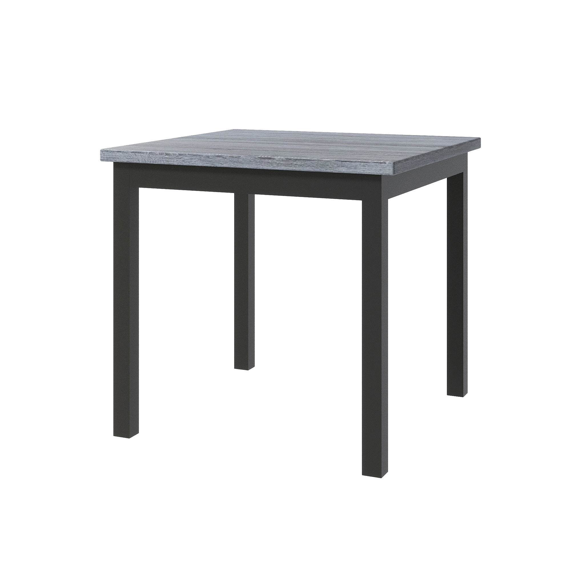 TOPMAX 5-piece cabinet dining table set, wooden square dining table and chairs, and 4 soft cushioned high back chairs in black - Image 17